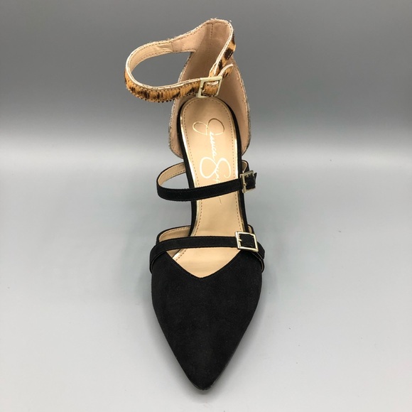 Jessica Simpson animal print high heels - Picture 5 of 8